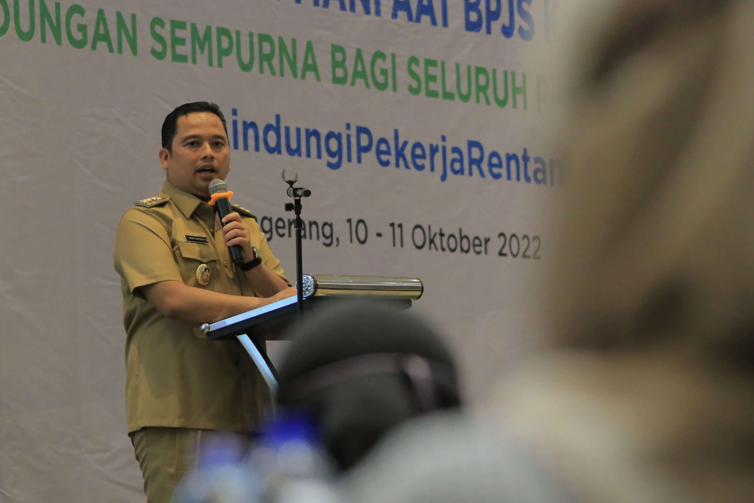 Wali Kota Tangerang Minta Pemilik Perusahaan Daftarkan Pekerjanya Ikut Program BPJS Ketenagakerjaan