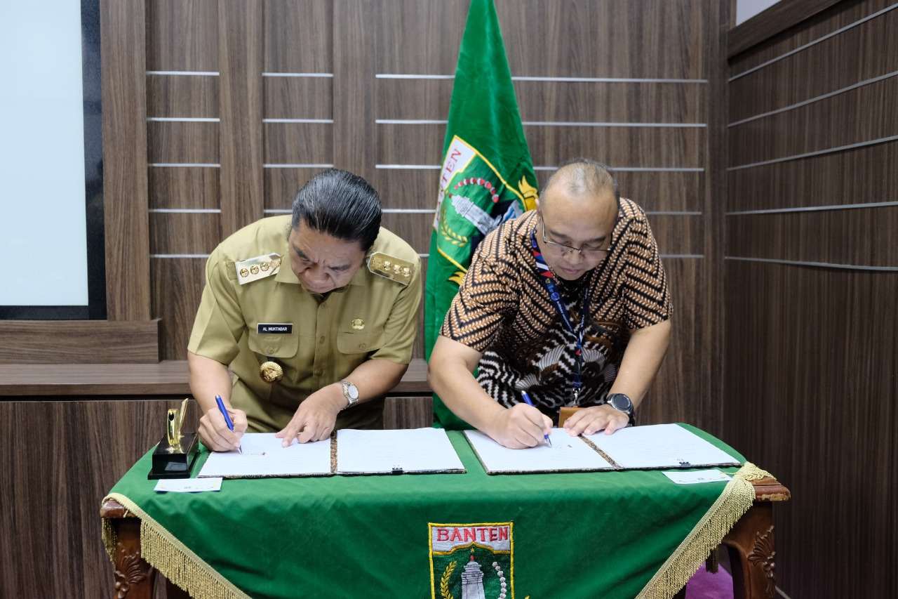Teken PKS, Gubernur Banten Komitmen Bersinergi Optimalkan Penerimaan Pajak