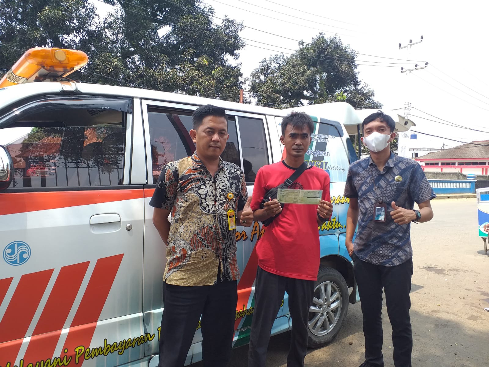 Samsat Keliling UPTD Malingping Beroperasi di Alun-Alun dan Wilayah Malingping