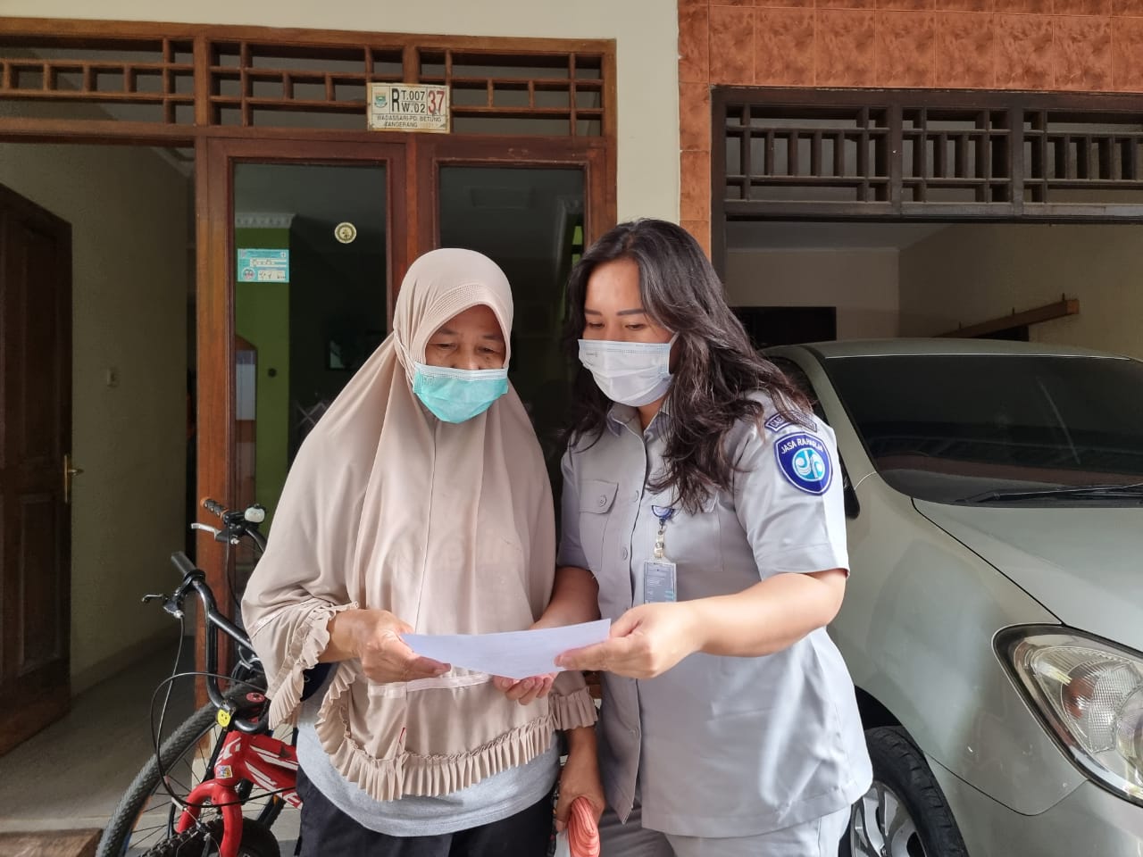 Jasa Raharja Tangerang Lakukan Giat DTDKe beberapa pemilik Kendaraan Umum