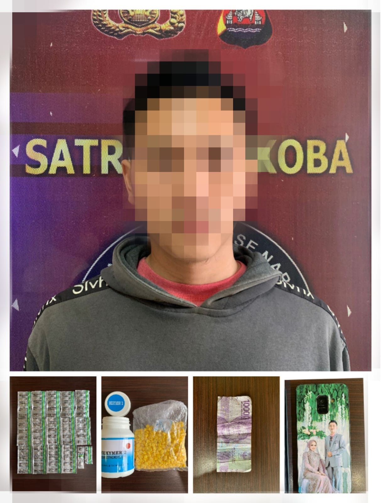 Beli Obat Terlarang Lewat Shopee, Pengedar Berhasil Ditangkap Satresnarkoba Polres Pandeglang