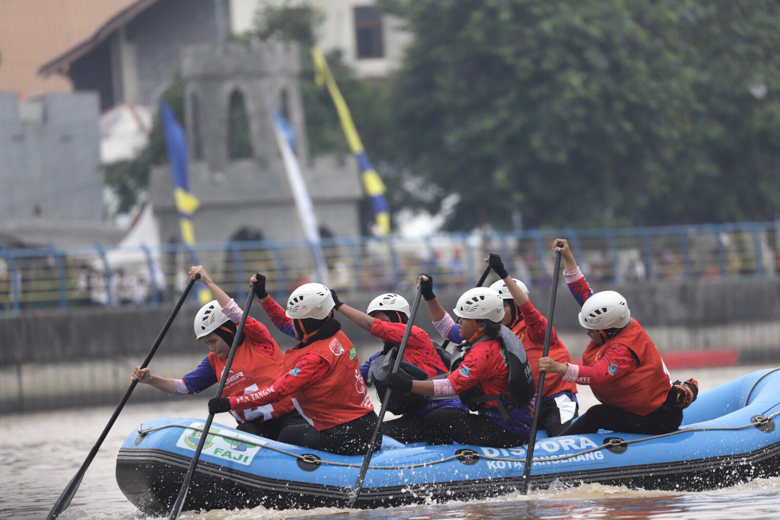 Kota Tangerang Sukses Gelar Kejurda Arung Jeram