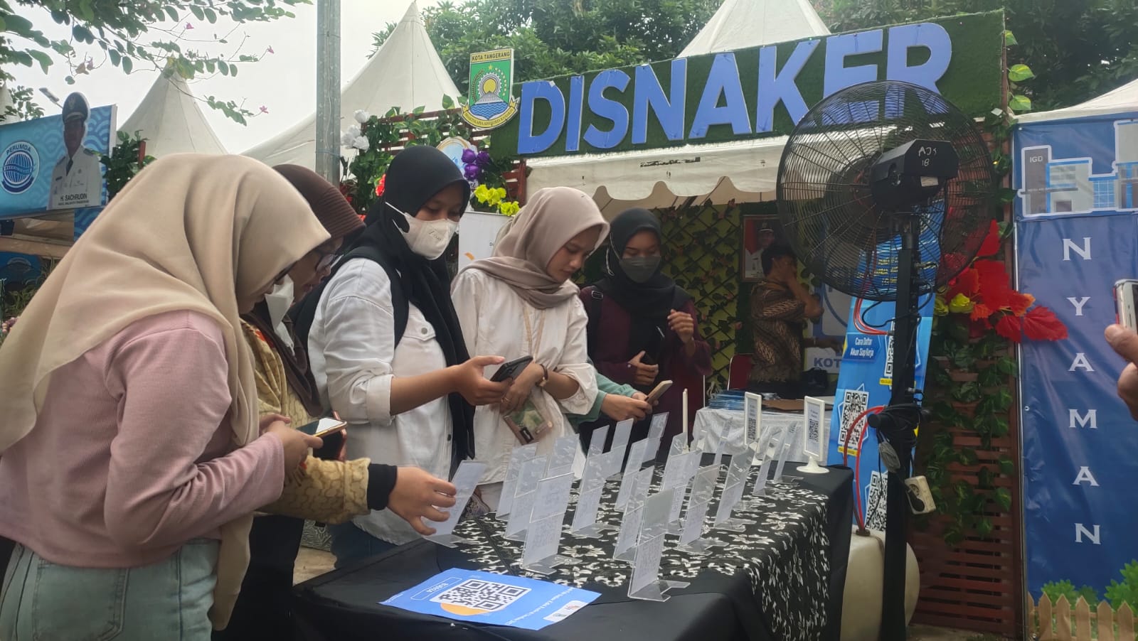 Job Fair di Festival Cisadane, Tinggal Scan Barcode Lamaran Kerja
