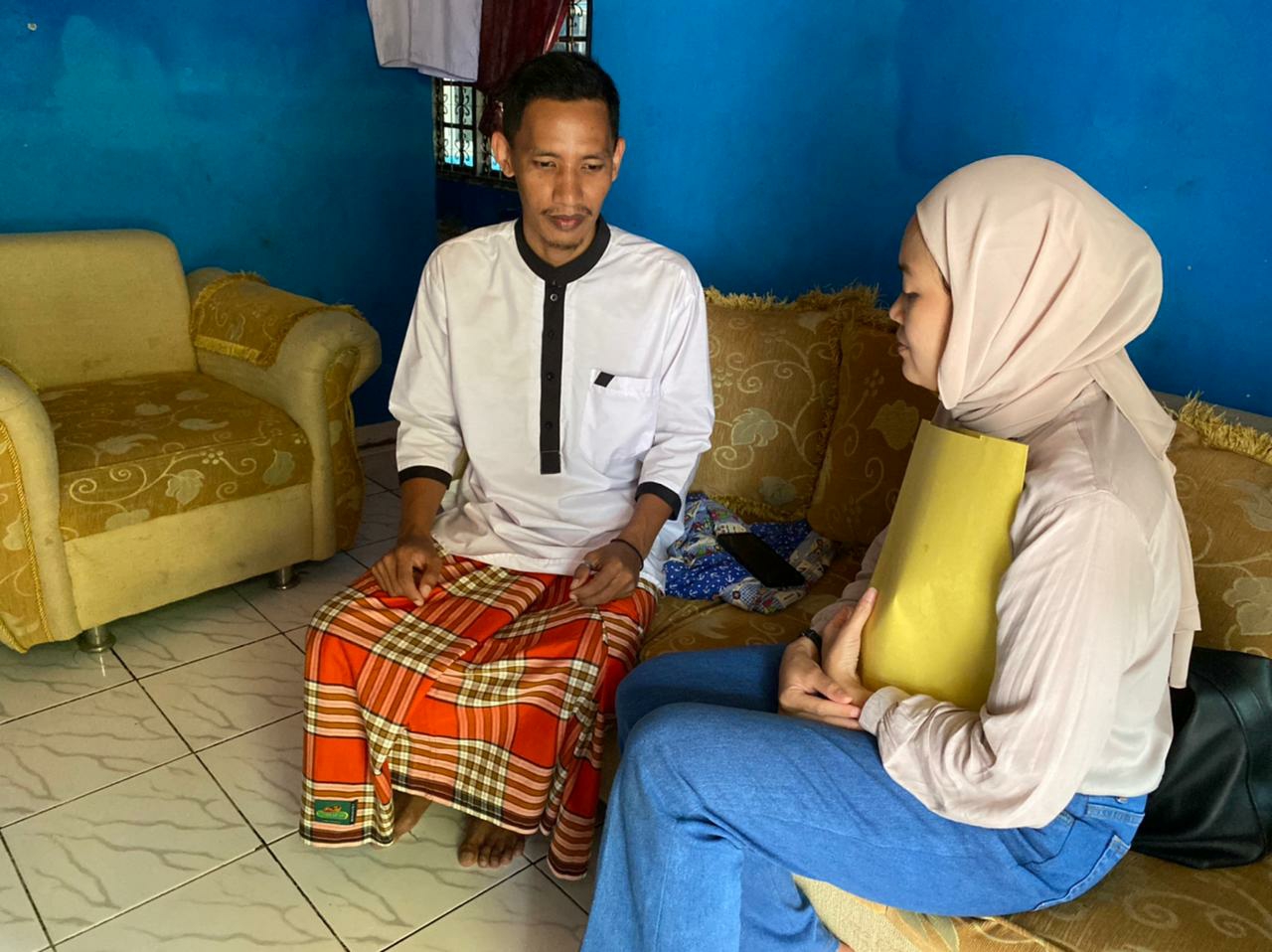 Percepatan Penyerahan Santunan, Petugas Jasa Raharja Sigap Datangi Ahli Waris Korban Kecelakaan TKP Ciruas Kabupaten Serang