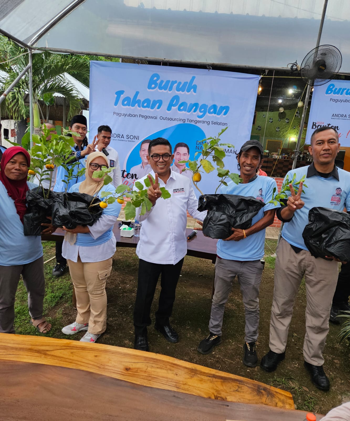 Paguyuban Pegawai Lepas Tangsel Dukung Andra Soni di Pilgub Banten