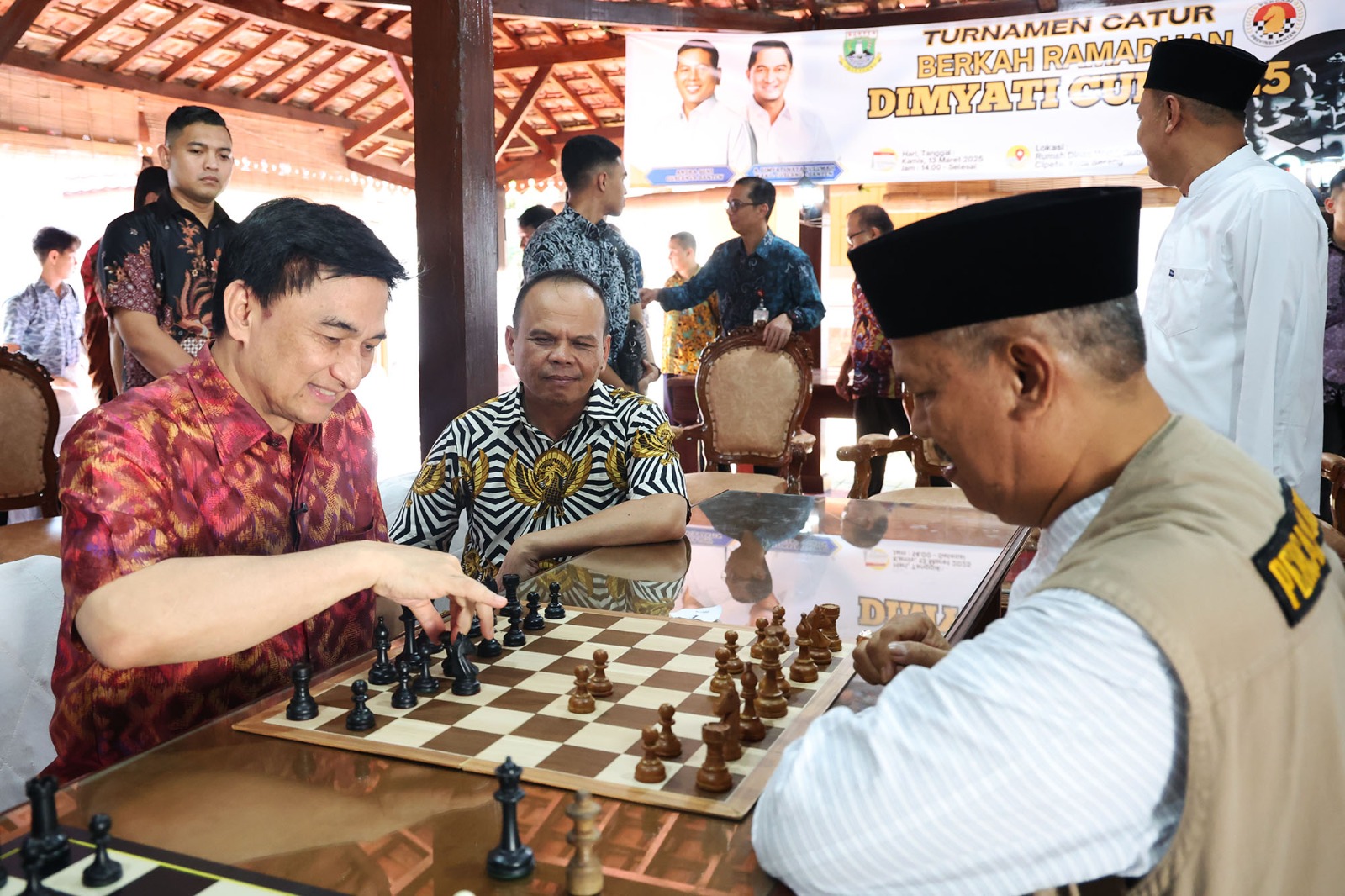 Wagub Banten A Dimyati Natakusumah Gelar Turnamen Catur Berkah Ramadan Dimyati Cup 2025 dan Buka Bersama