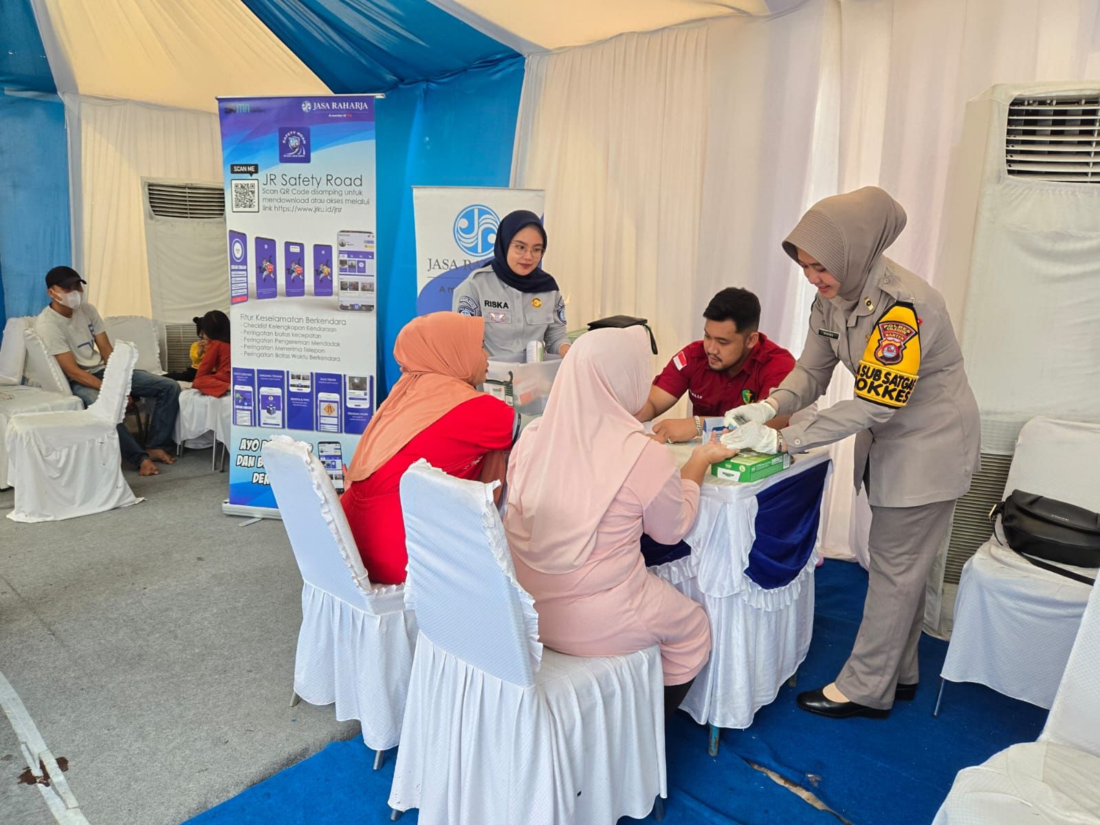 Jasa Raharja Gelar Pemeriksaan Kesehatan Gratis (MUKL) untuk Pemudik dan Awak Angkutan dalam Rangka Pengamanan Lebaran 1446 H