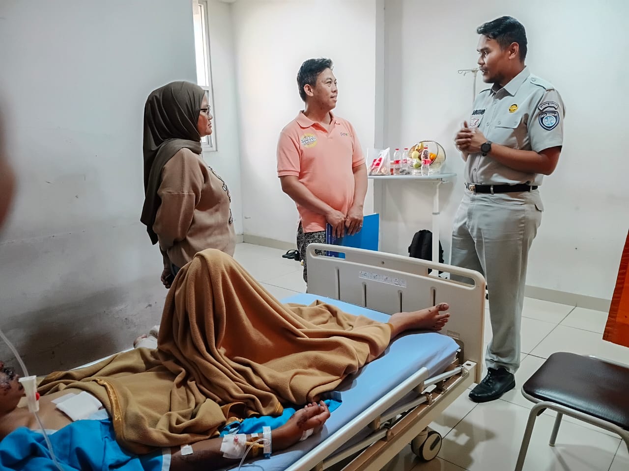 Utamakan Pelayanan Kepada Masyarakat, Jasa Raharja Tangerang Rutin Lakukan Kunjungan ke Rumah Sakit