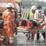 Jasa Raharja Berkolaborasi dengan Astra Tol Gelar Simulasi Pertolongan Pertama Gawat Darurat (PPGD) Di Ruas Tol Cilegon