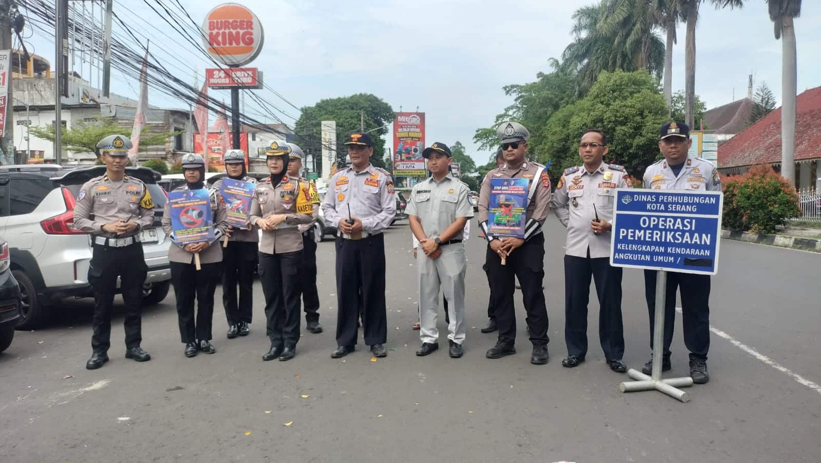 Jasa Raharja Turut Berpartisipasi Aktif Dalam Giat Operasi Keselamatan Maung 2025 di Wilayah Kota Serang