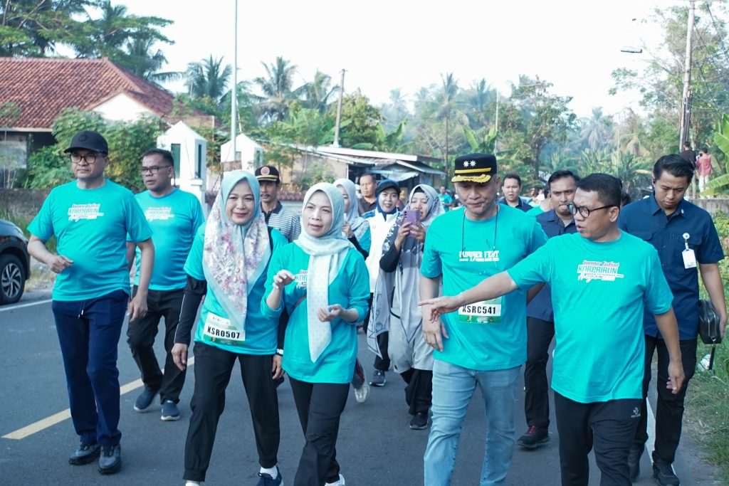 Peserta Korpri Run 2025 di Anyer