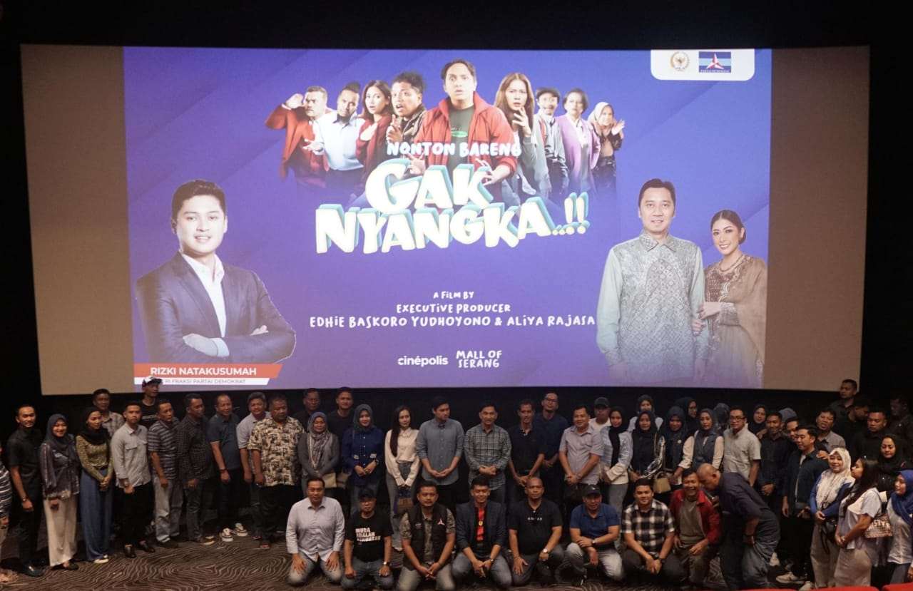 Nobar Film ‘Gak Nyangka’, Rizki Natakusumah Gaungkan Semangat Ekonomi Kreatif dan Kepemudaan