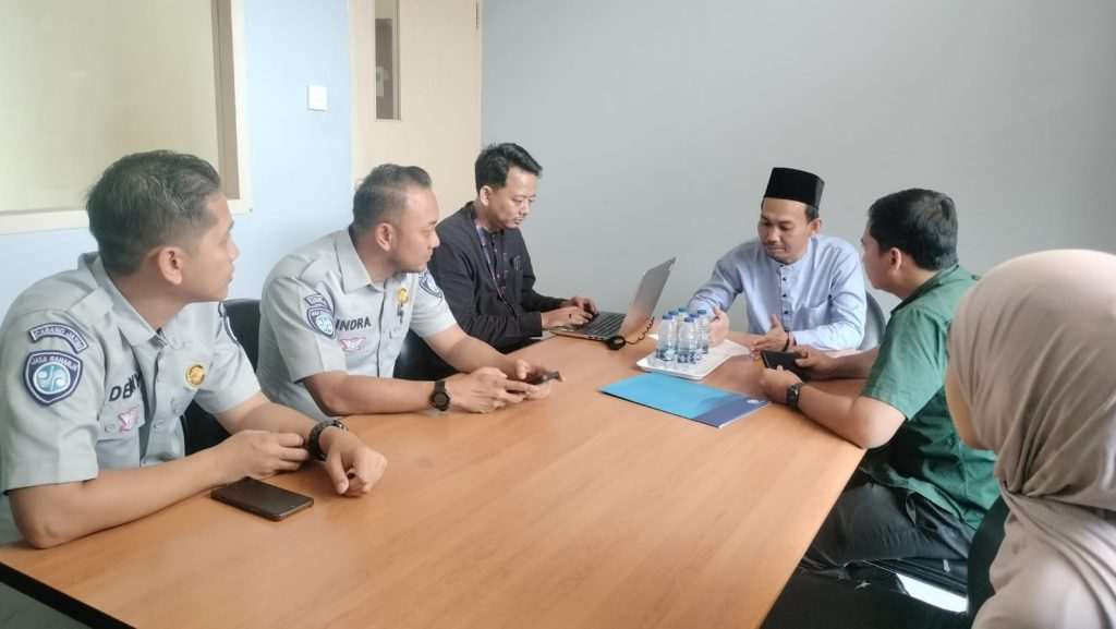 Petugas Jasa Raharja Kantor Wilayah Banten bersilaturahmi ke RSUD dr. Drajat Prawiranegara pada hari Senin, 04 Agustus 2025