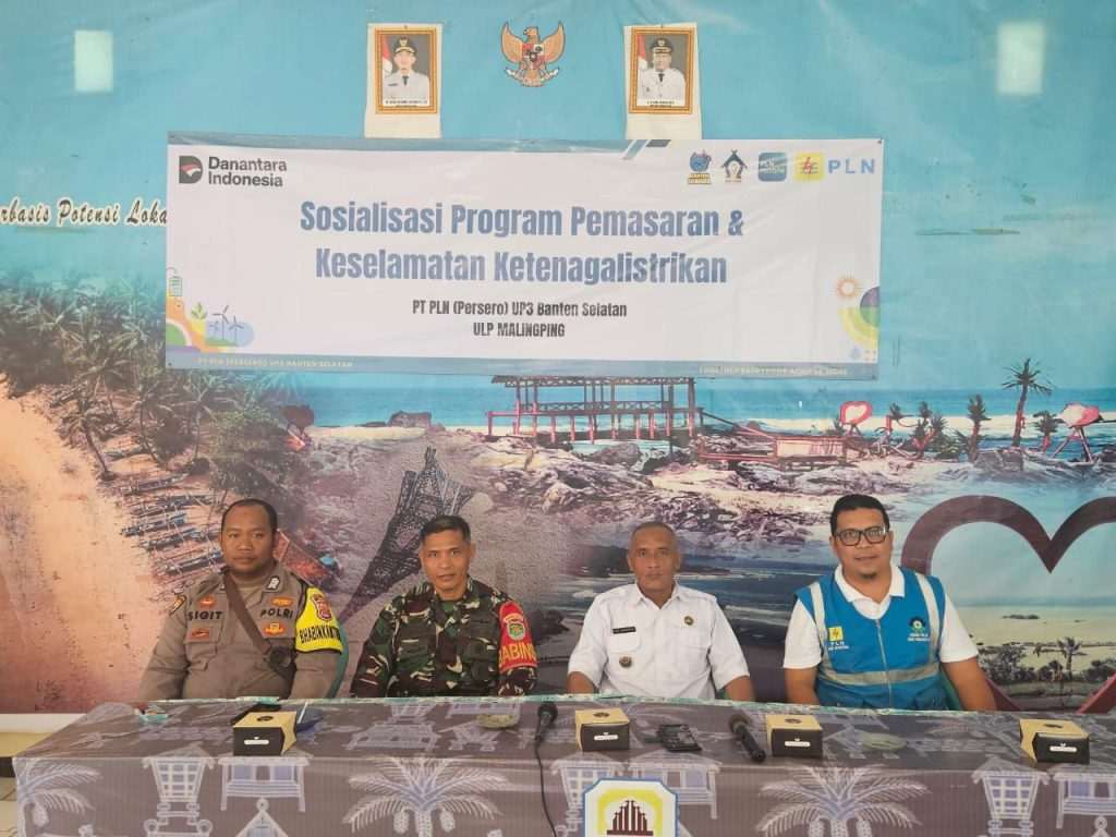Sosialisasi dan Sosialisasi Keamanan dan Keselamatan Ketenagalistrikan sudah Dilakukan oleh PLN ULP Malingping bersama Kecamatan, Polsek, dan Koramil setempat. 