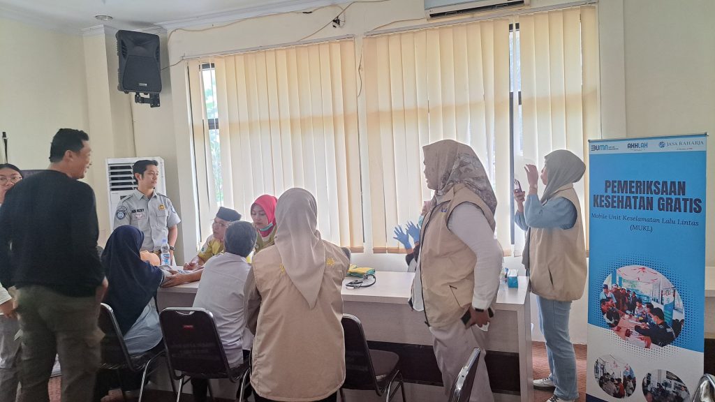 Suasana Palayanan Kesehatan Gratis di Kantor Kecamatan Kasemen, Serang, (20/8/2025)