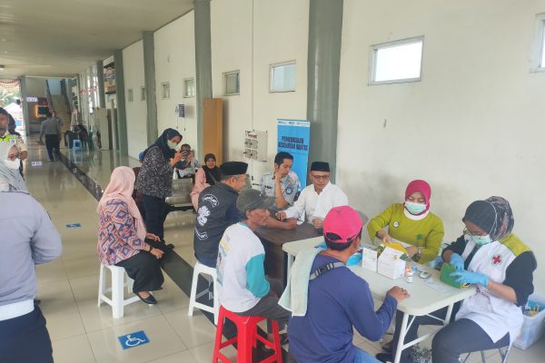Jaga Keselamatan Penumpang, Jasa Raharja Gelar MUKL Pelayanan Kesehatan Gratis Di Terminal Pakupatan