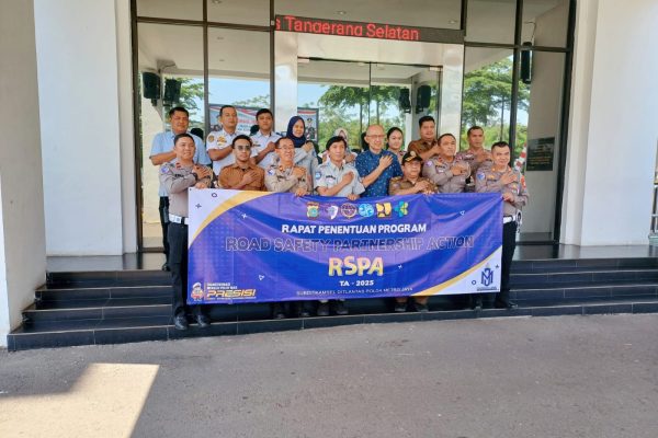Jasa Raharja Bersama FKLL Ikut RSPA di Polres Tangsel, Upaya Kurangi Kecelakaan Lintas