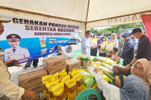 Pemkab Serang Gelar Gerakan Pangan Murah di 27 Kopdes Merah Putih