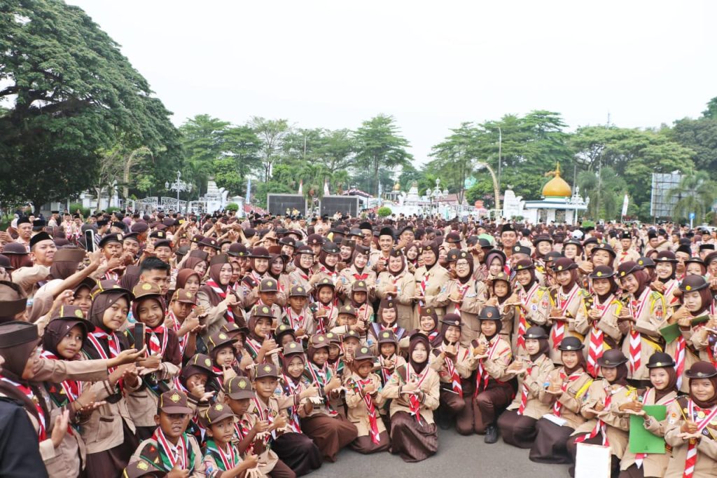 Pengukuhan Pramuka Garuda Serang 2025