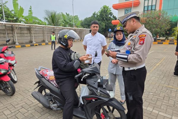 Tertib Pajak, Aman di Jalan: Jasa Raharja dan Mitra Gelar Razia di Wilayah Kabupaten Serang