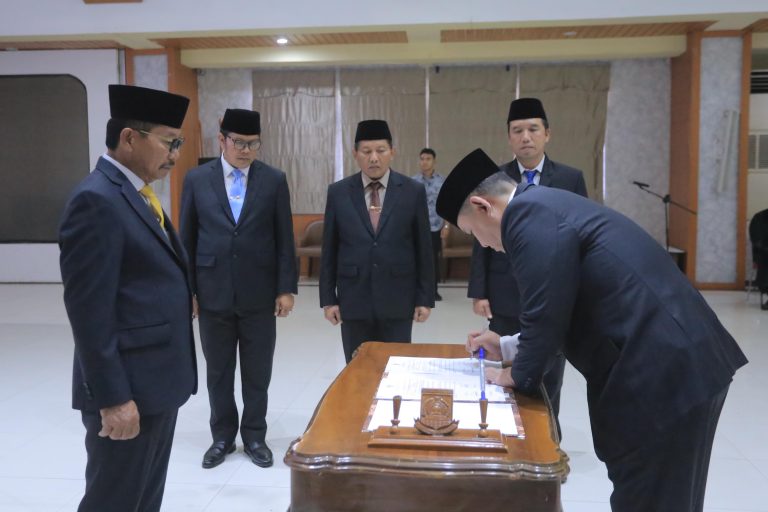 Sachrudin Lantik Kepala BPBD dan BPKD Kota Tangerang