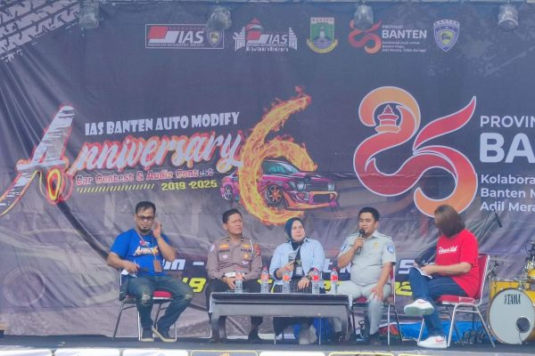 Jasa Raharja Sosialisasikan SWDKLLJ di IAS Banten Guna Perkuat Sinergi dengan Komunitas Otomotif,