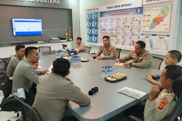 Polres Cilegon dan Jasa Raharja Bersinergi Dalam Rapat Evaluasi Pencegahan Kecelakaan Daerah Rawan Laka Lantas