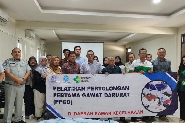 Aktif Tekan Tingkat Fatalitas Laka Lantas, Jasa Raharja Latih Karyawan PT Gading Semesta Utama Penanganan Pada Gawat Darurat