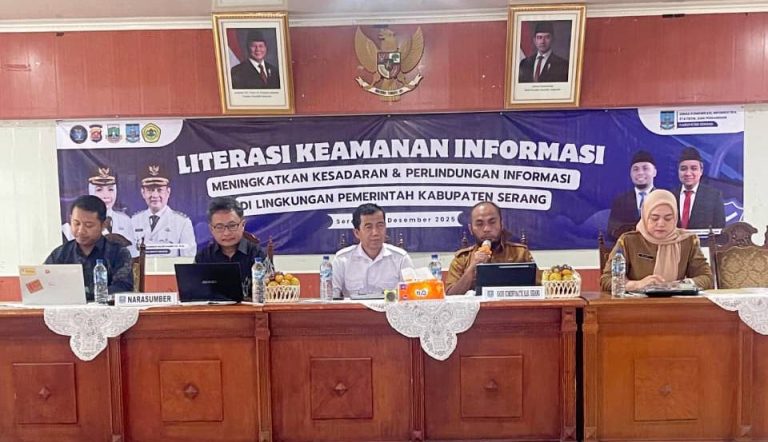 Diskominfo Kabupaten Serang Edukasi Keamanan Informasi Data Pribadi Bagi ASN